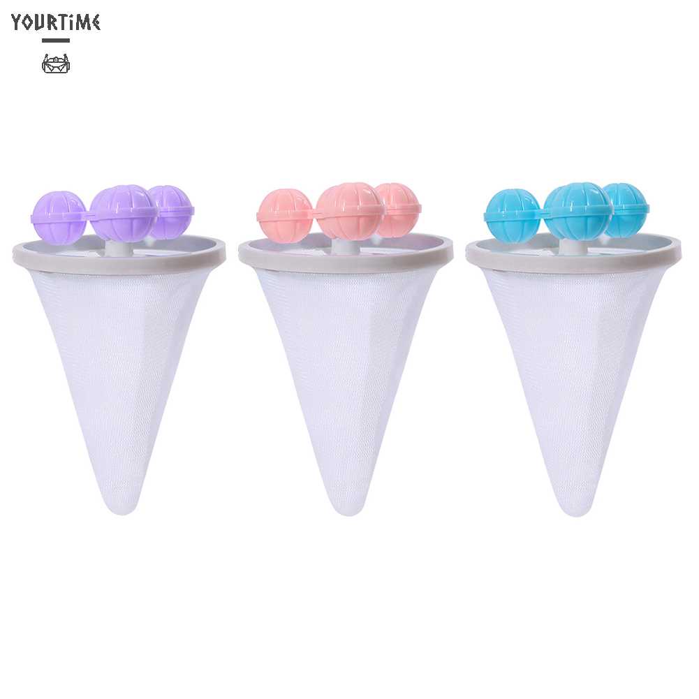 Túi Lưới Lọc Xơ Vải Nổi Giặt Đồ Có Thể Tái Sử Dụng