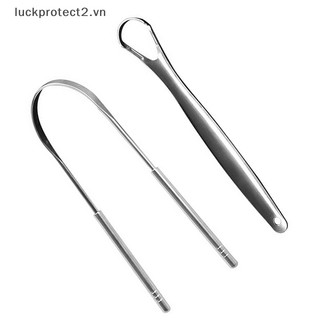 Set 2 dụng cụ nạo lưỡi bằng inox chuyên dụng