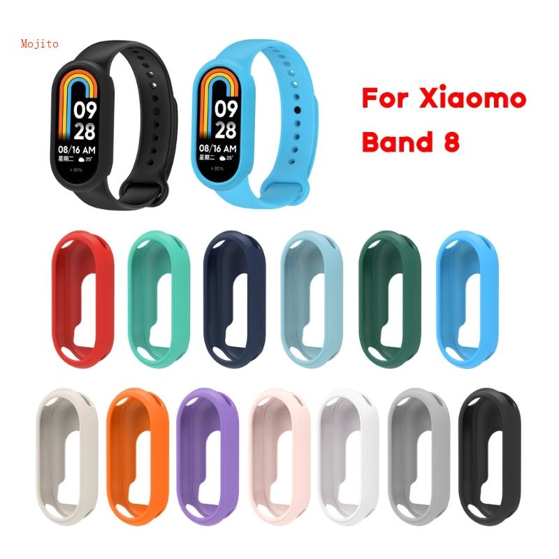 Ốp Bảo Vệ Bằng Silicon Mềm Siêu Bền Chống Sốc Cho Mi-Band 8