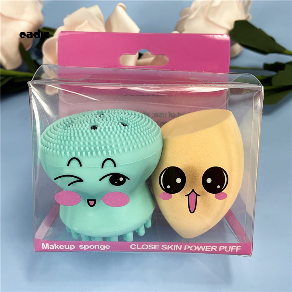 Cọ Rửa Mặt Bằng Silicon Mềm Hình Bạch Tuộc Cho Học Sinh