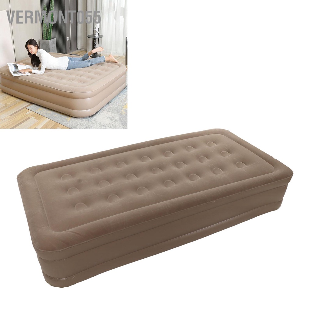 Vermont055 Nệm bơm hơi Nâng cao khả năng chống ẩm tích hợp điện Lithium dành cho cắm trại ngoài trời Kaki