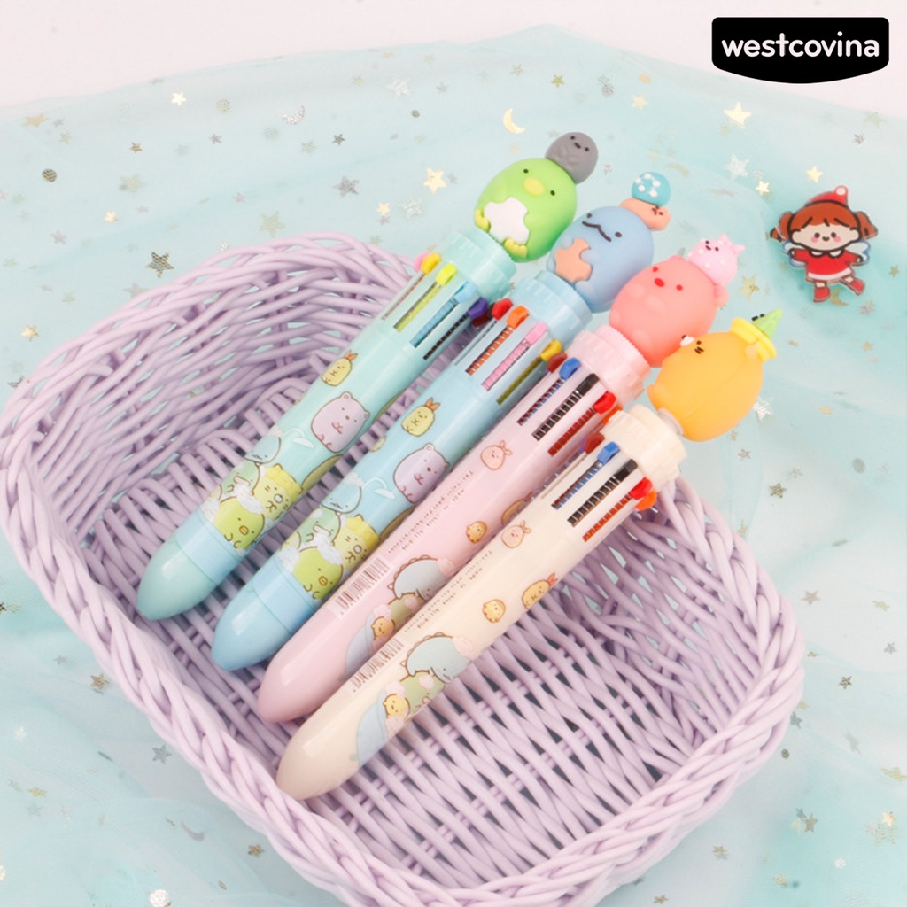 [WSTN] [WSTN]✎Bút Bi Họa Tiết Hoạt Hình Nhanh Khô Không Mùi Tiện Dụng