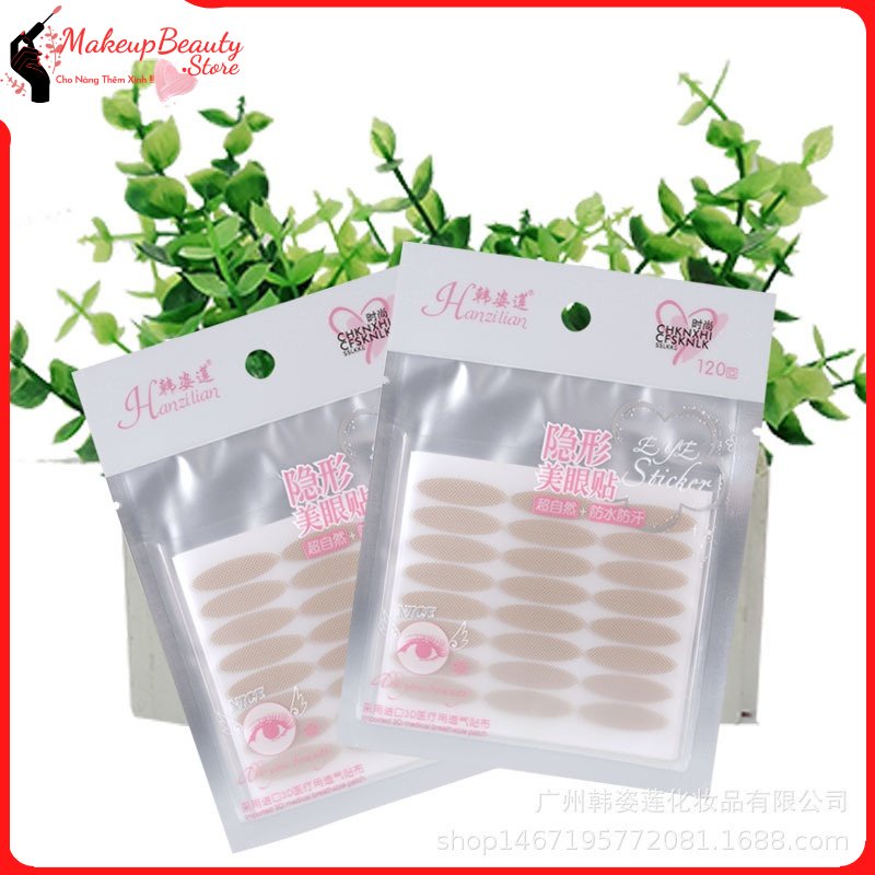 Kích mí vân lưới siêu mỏng, tàng hình, 120 miếng dán A17 MS 859