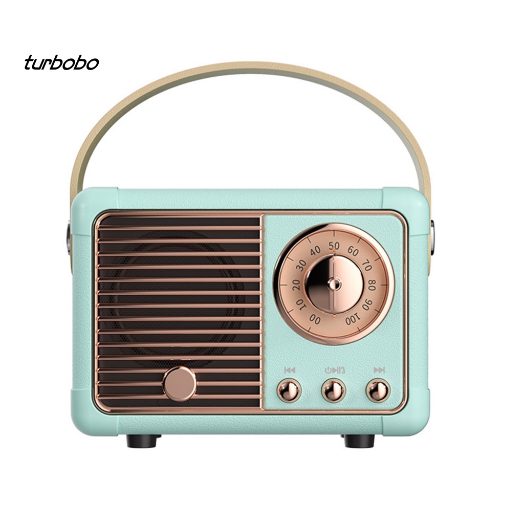 Loa Bluetooth Không Dây Âm Thanh Siêu Trầm Phong Cách Retro Và Phụ Kiện