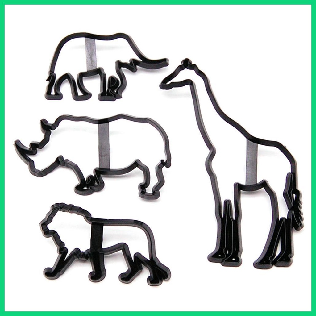 Bộ 8 Khuôn Cắt Bánh Sandwich Hình Động Vật