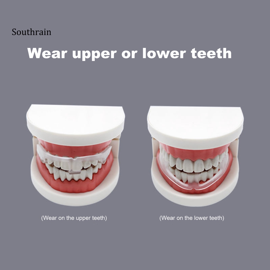 Dụng Cụ Bảo Vệ Răng Chống Ngáy Chất Liệu Mềm Co Giãn Tốt Tiện Dụng Cho Nam Và Nữ