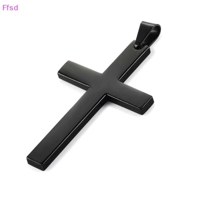 Vòng cổ Bằng Thép Không Gỉ Mặt Thánh Giá Thời Trang Dành Cho Nam