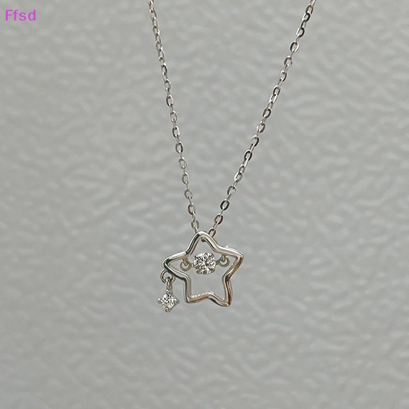 {Ffsd} Vòng cổ Mặt Ngôi Sao Pha Lê Lấp Lánh Thời Trang Cho Nữ Y2k * Bán Chạy