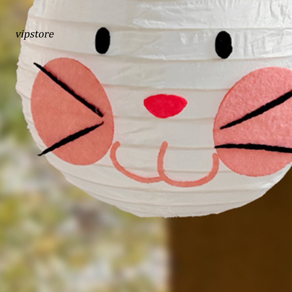 Lồng Đèn Giấy Treo Trang Trí Tiệc Hình Thỏ Dễ Thương