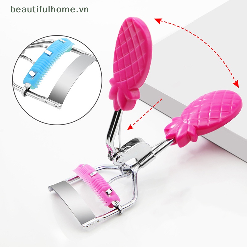 Dụng Cụ Bấm Cong Mi Chuyên Nghiệp Có Lược Trang Điểm