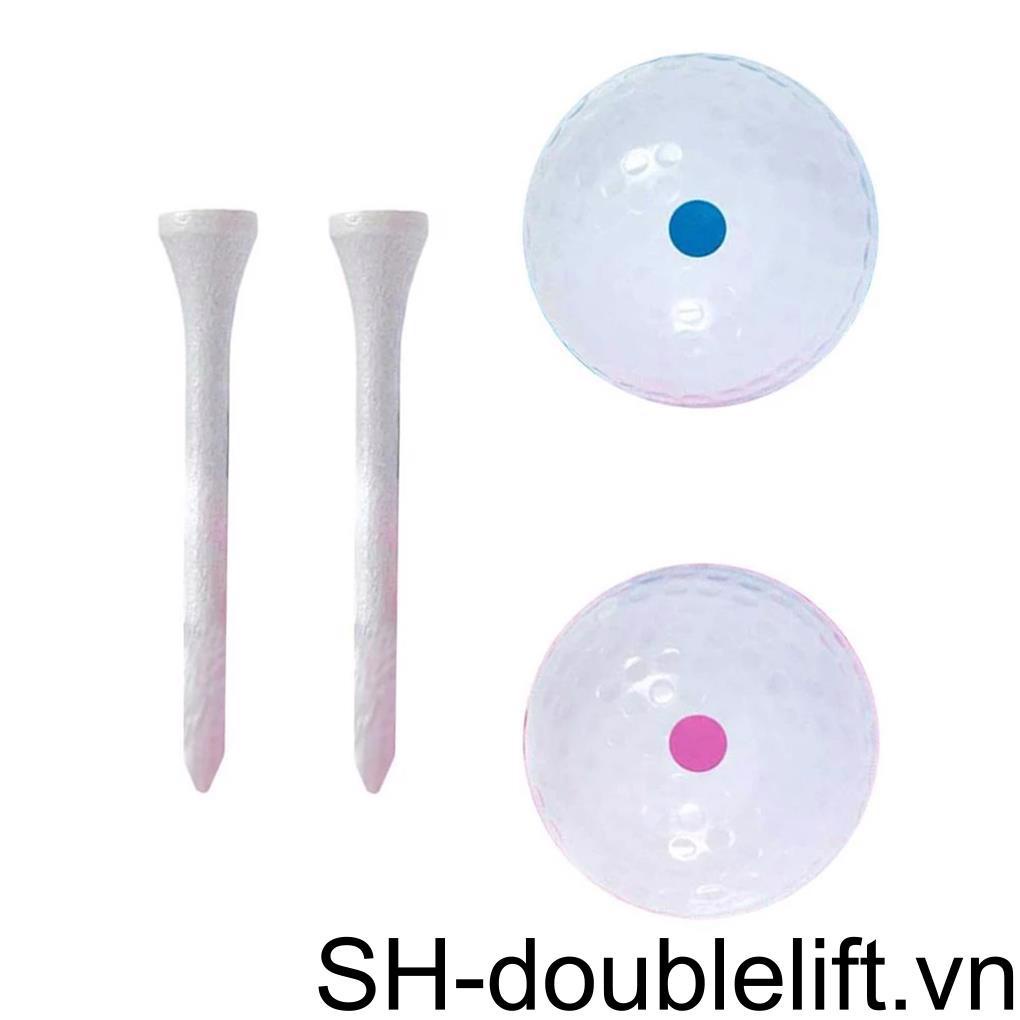 Bộ 2 Trái Bóng Golf Vui Nhộn Dùng Làm Quà Tặng Sinh Nhật / Ngoài Trời