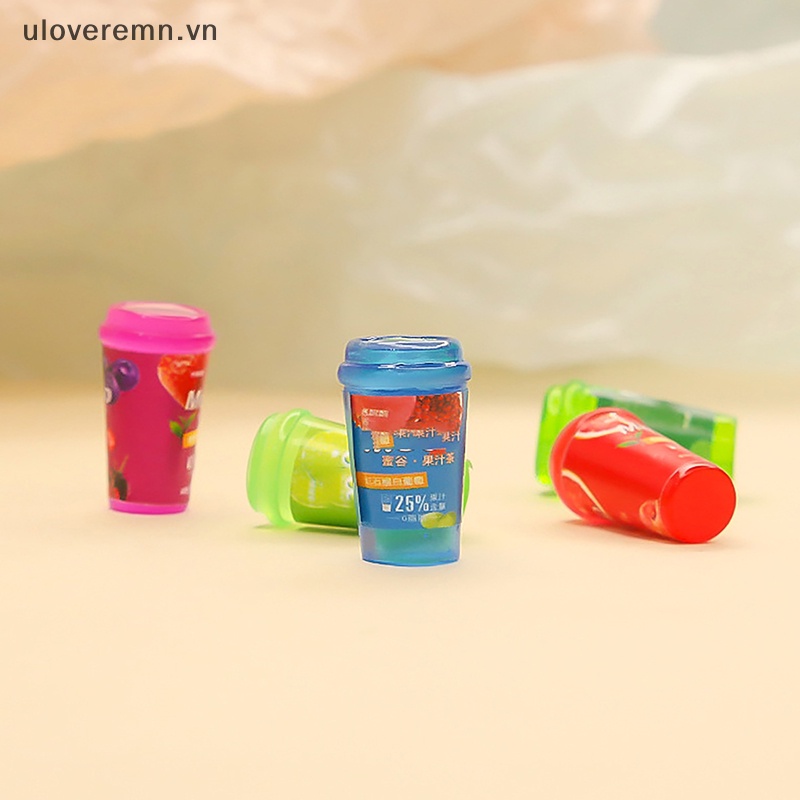 Set 5 Ly Nước Mini Đồ Chơi Cho Nhà Búp Bê
