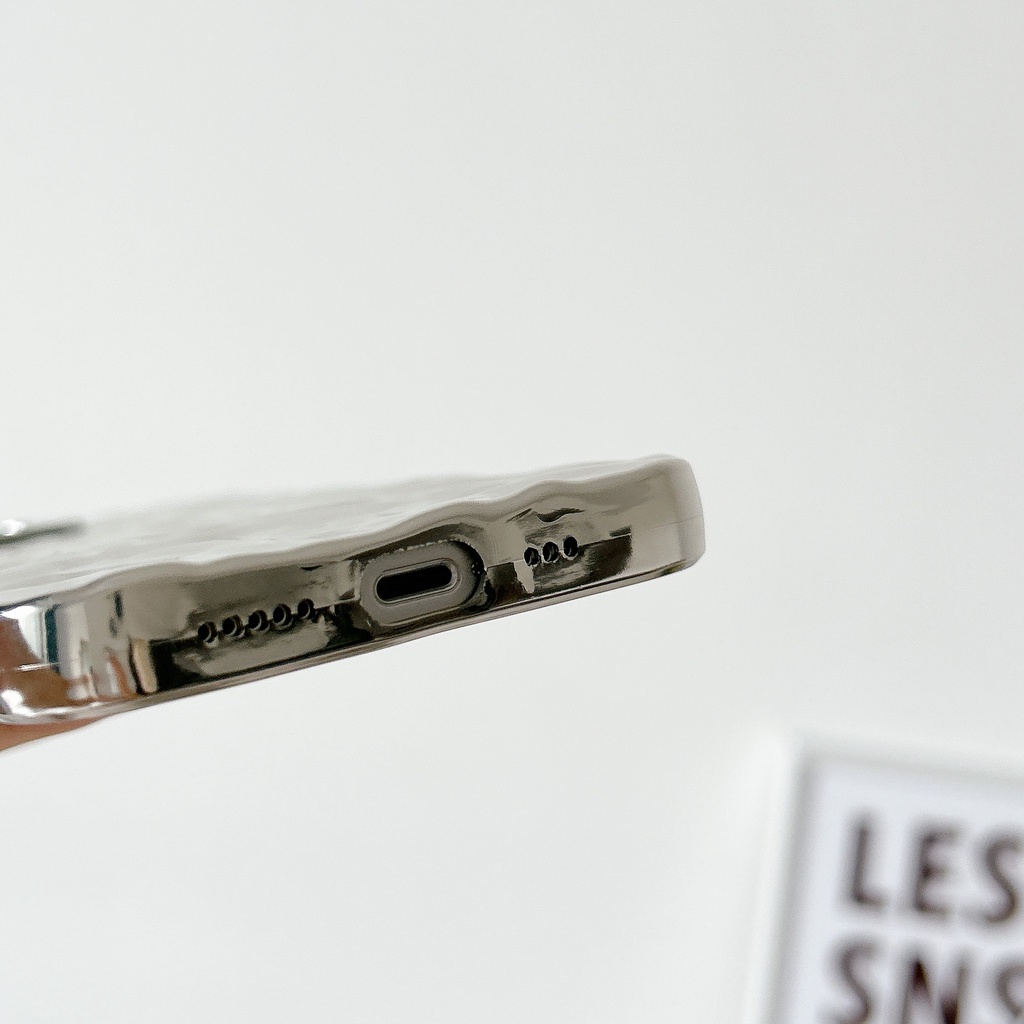 Ốp Điện Thoại PC Cứng Họa Tiết Vân Đá Màu Trơn Thời Trang Chống Rơi Cho iPhone 14 13 12 11 PRO MAX XR XS 7 / 8 Plus