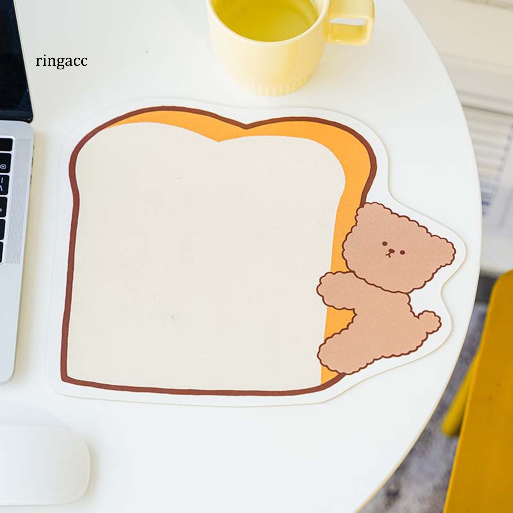 Tấm Lót Chuột Giả Da Siêu Mỏng Chống Trượt Chống Thấm Nước In Họa Tiết 3D Dễ Thương Thoải Mái Tiện Dụng