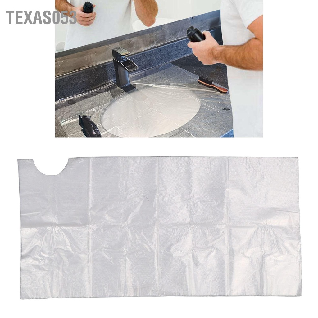 Texas053 20 cái Tấm lót cắt tỉa dùng một lần chắn có thể phân hủy Chìm thu thập Dụng cụ bắt tóc râu