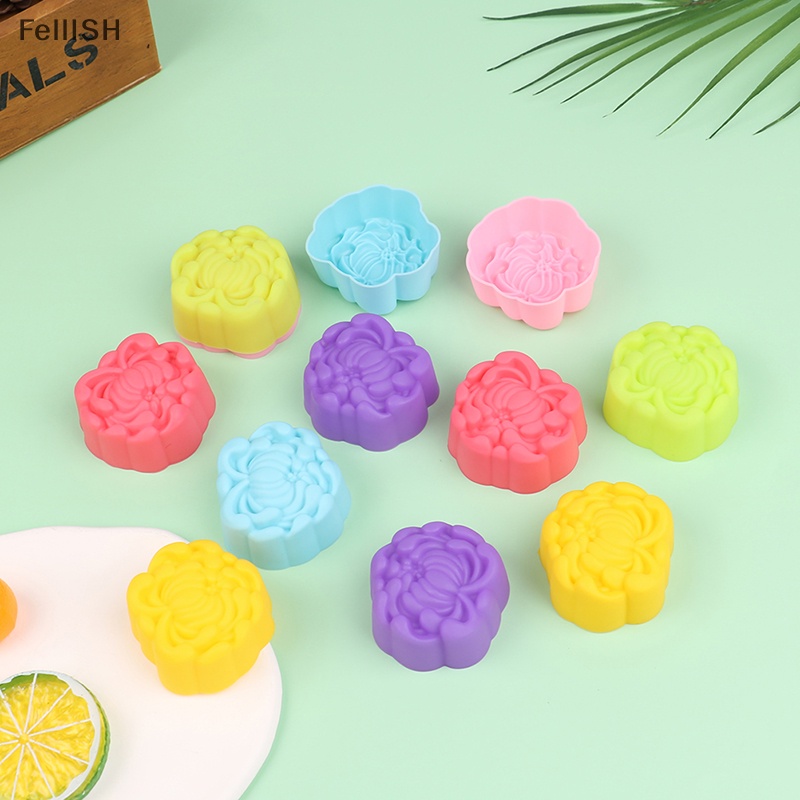 Set 12 Khuôn Silicone Làm Bánh Pudding 439br 5cm