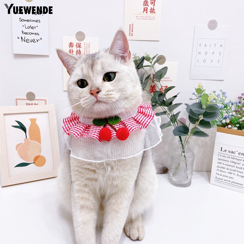 Vòng Cổ Hình Trái Cherry Xinh Xắn Cho Thú Cưng