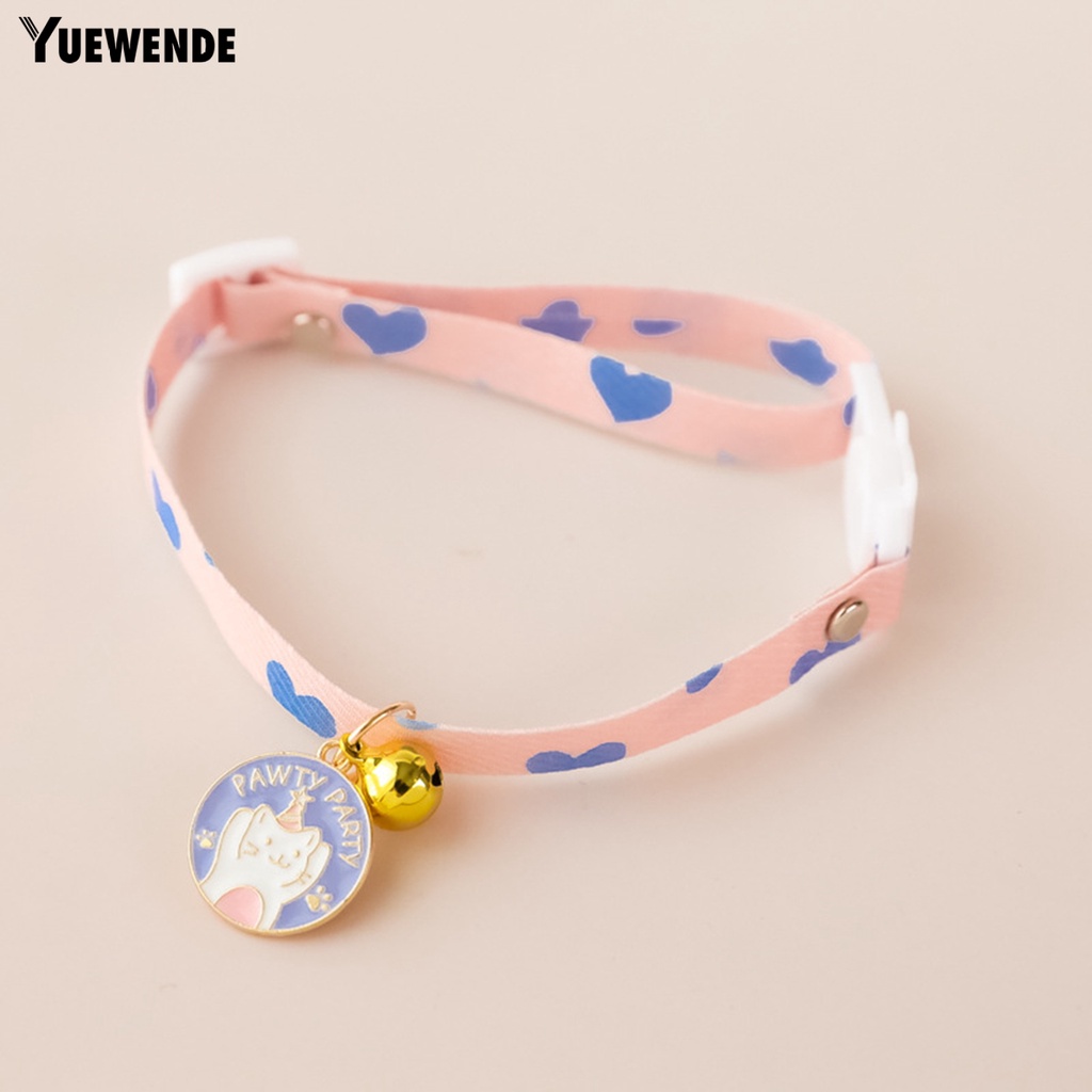 Yq.e Vòng Cổ Co Giãn Cao Trang Trí Chuông Thời Trang Cho Thú Cưng