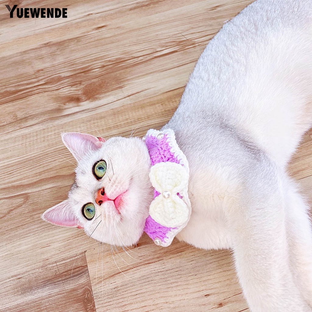 Yq.e Vòng Cổ Thắt Nơ Có Thể Điều Chỉnh Cho Thú Cưng