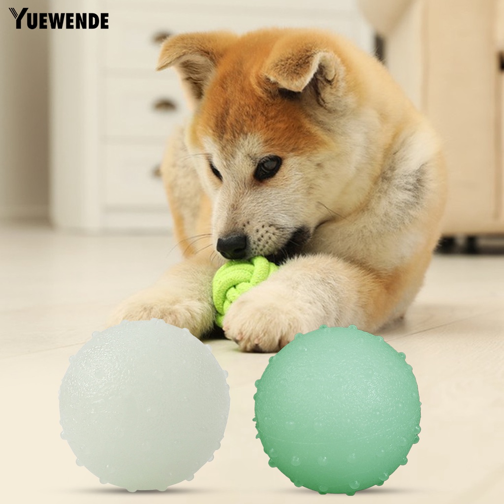 Quả Bóng Đồ Chơi Phát Sáng Huấn Luyện Chống Cắn An Toàn Cho Thú Cưng