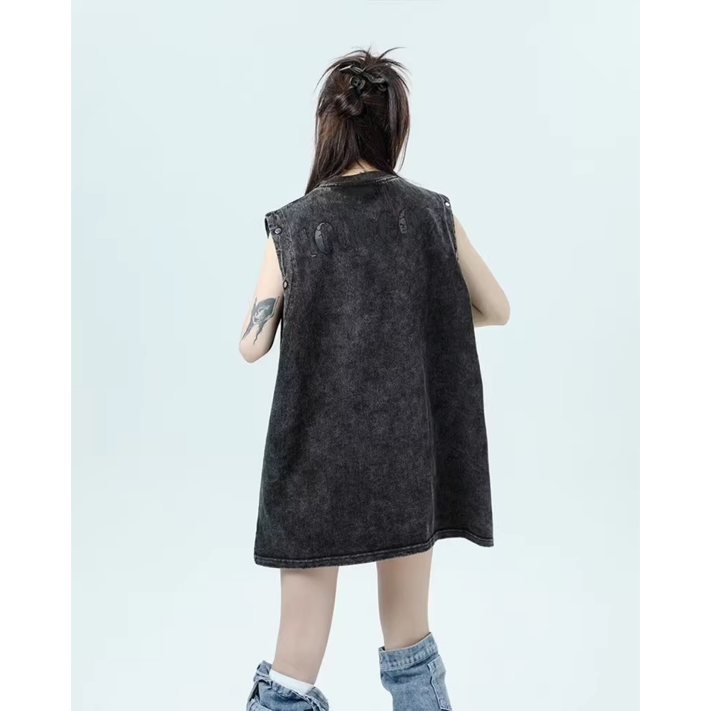 Áo Thun Cotton Tay Ngắn Dáng Rộng Phong Cách Đường Phố Mỹ Thời Trang Mùa Hè Cho Nam Và Nữ