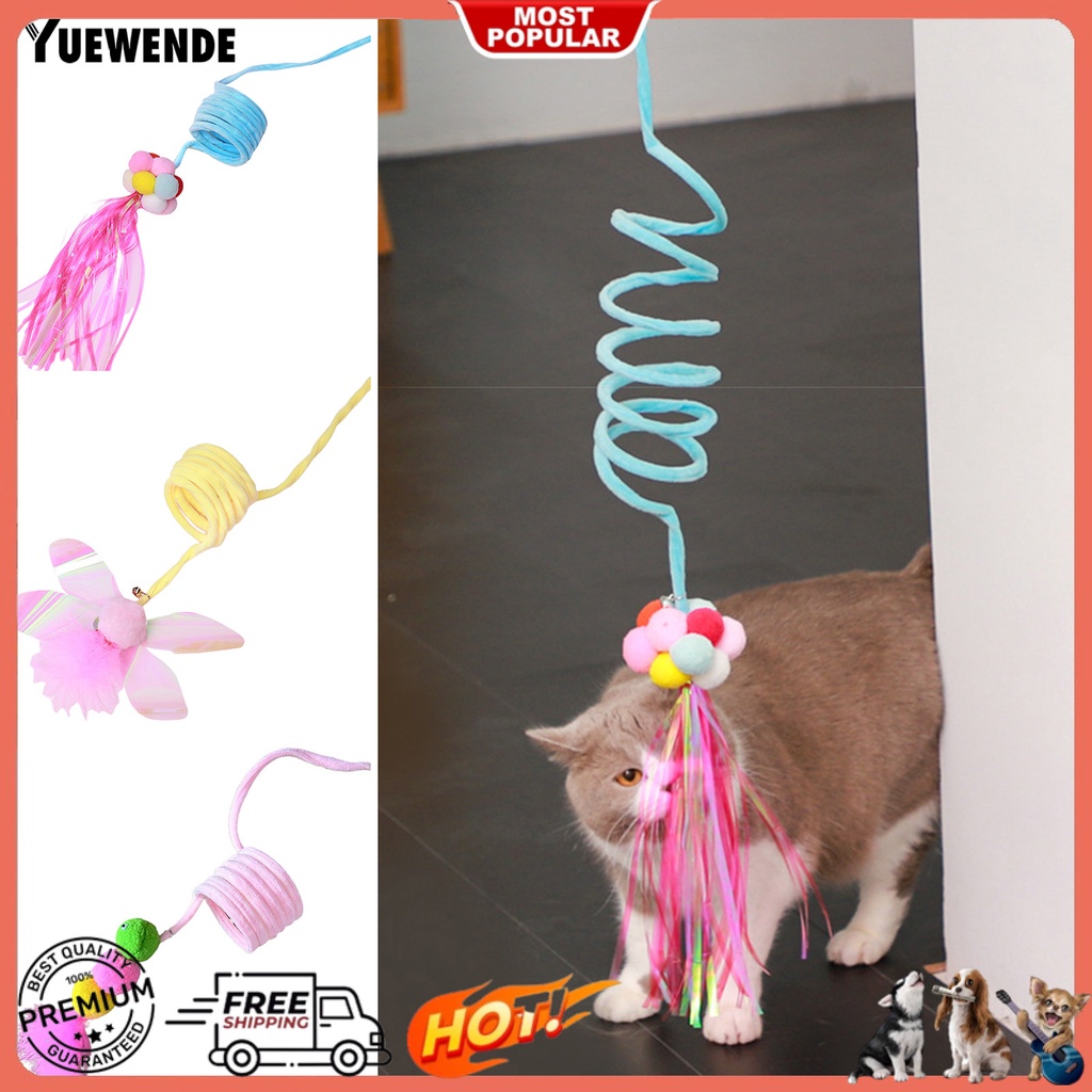 Đồ Chơi Nhồi Bông Treo Cửa Tự Dính Có Thể Thu Gọn Cho Mèo Cưng YQ.E