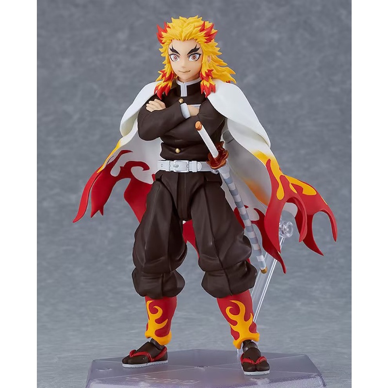 Mô Hình Nhân Vật Rengoku Kyojuro Figma 553 Có Thể Di Chuyển Được# Mô Hình Nhân Vật Hashira Action Hoạt Hình Flame Hashira