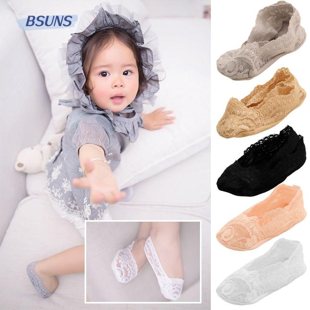 Vớ Thuyền Chất Liệu Silicone Gel Cotton Phối Ren Cổ Thấp