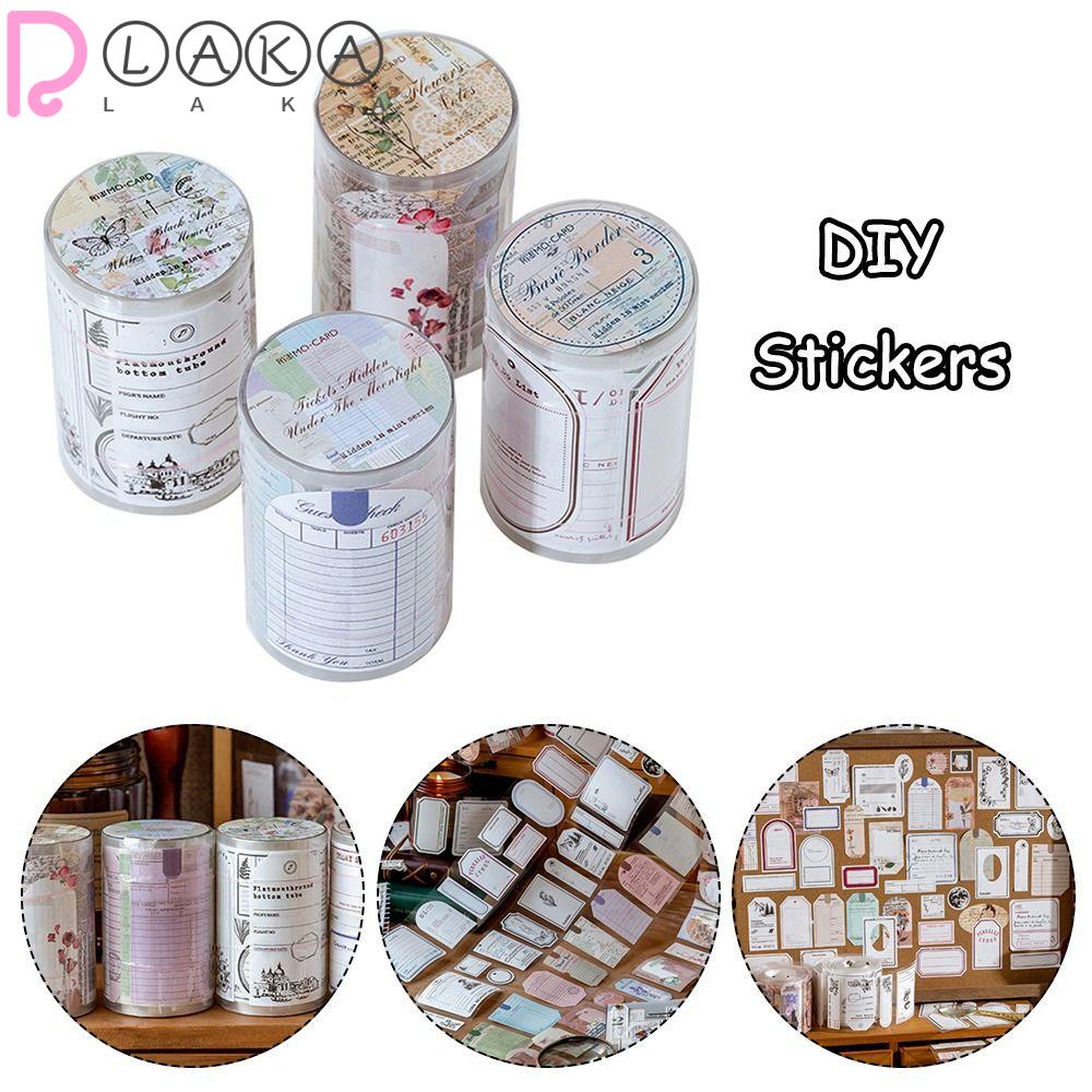 Cuộn Băng Keo Washi 4 Kiểu Độc Đáo Dùng Trang Trí Sổ Tay DIY
