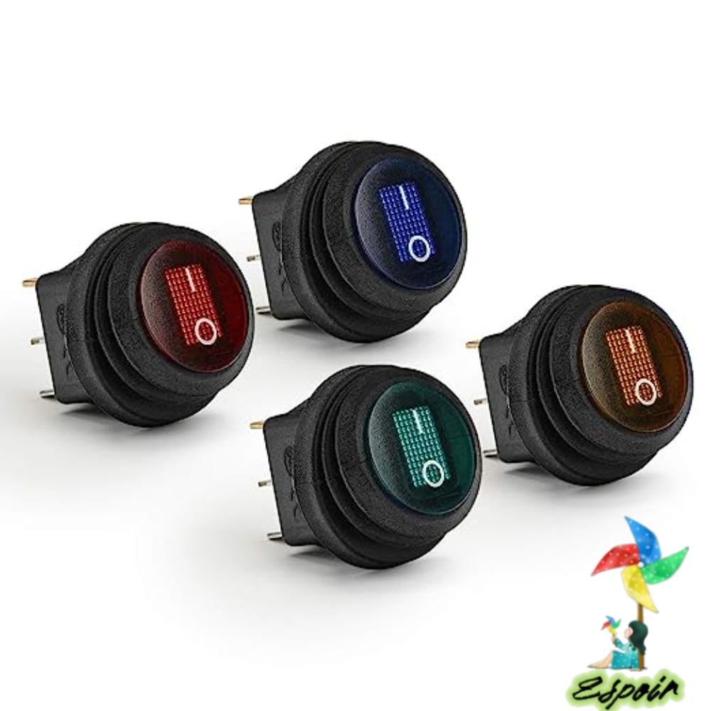 ESPO Set 4 Công Tắc Bật / Tắt Đèn 2 Vị Trí 3 Chấu Cho KCD2