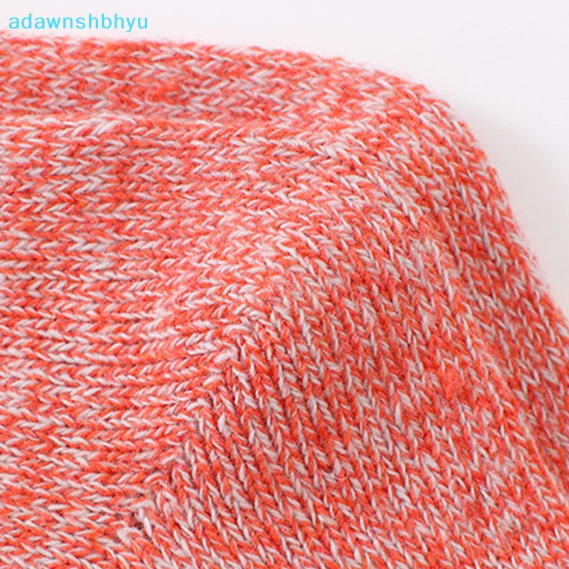 1 Đôi Tất Len Cotton Dày Giữ Ấm Mùa Đông Màu Trơn Chất Lượng Cao