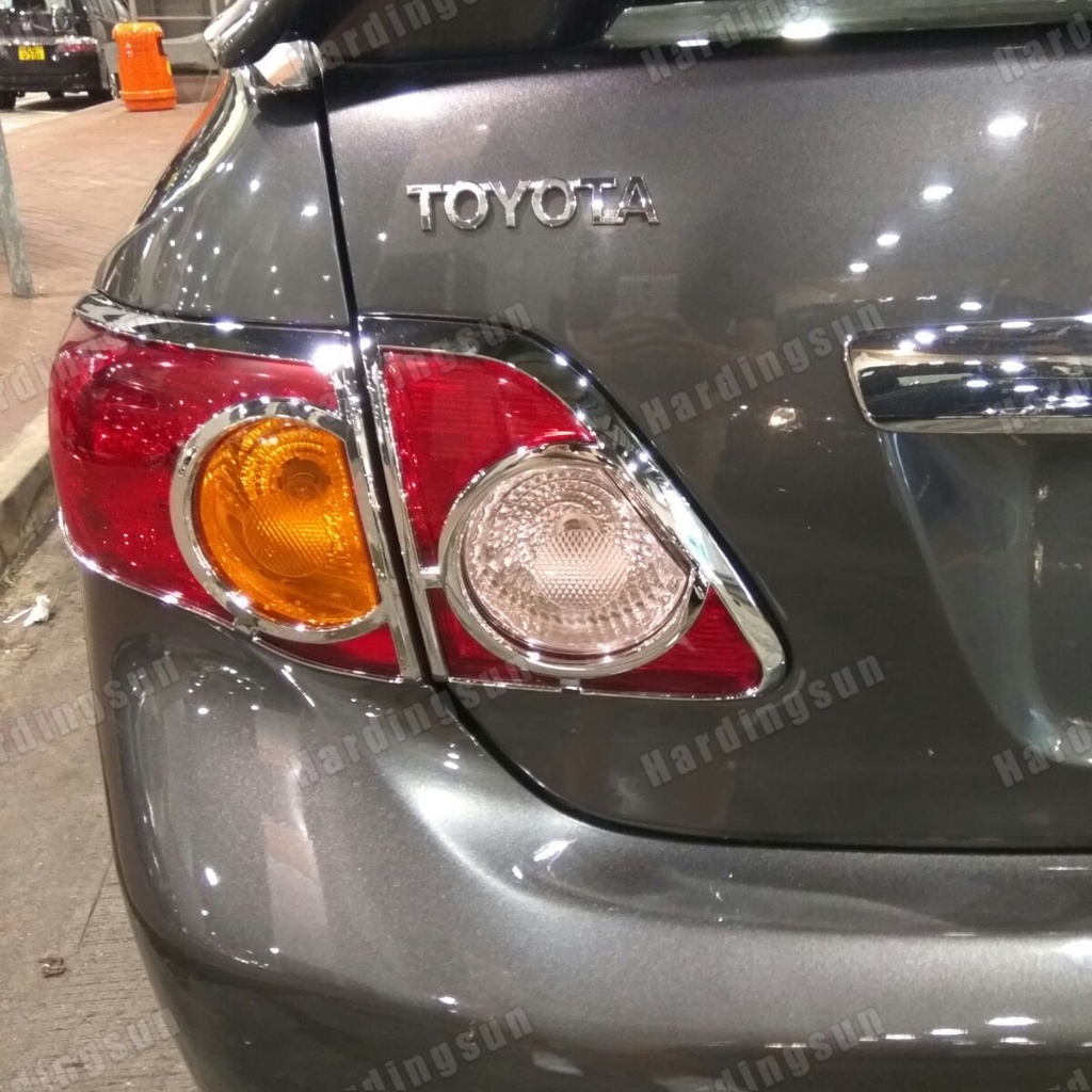 Khung Viền Đèn Pha / Đèn Hậu Bằng ABS Màu Chrome Cho Toyota Corolla Altis 2007 2008 2009 2010 2011 2012 2013