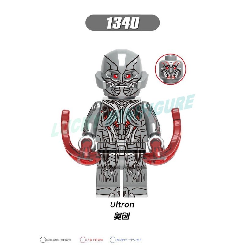 Đồ Chơi Lắp Ráp Lego Iron Man Mark 17 33 43 45 Mecha Avengers