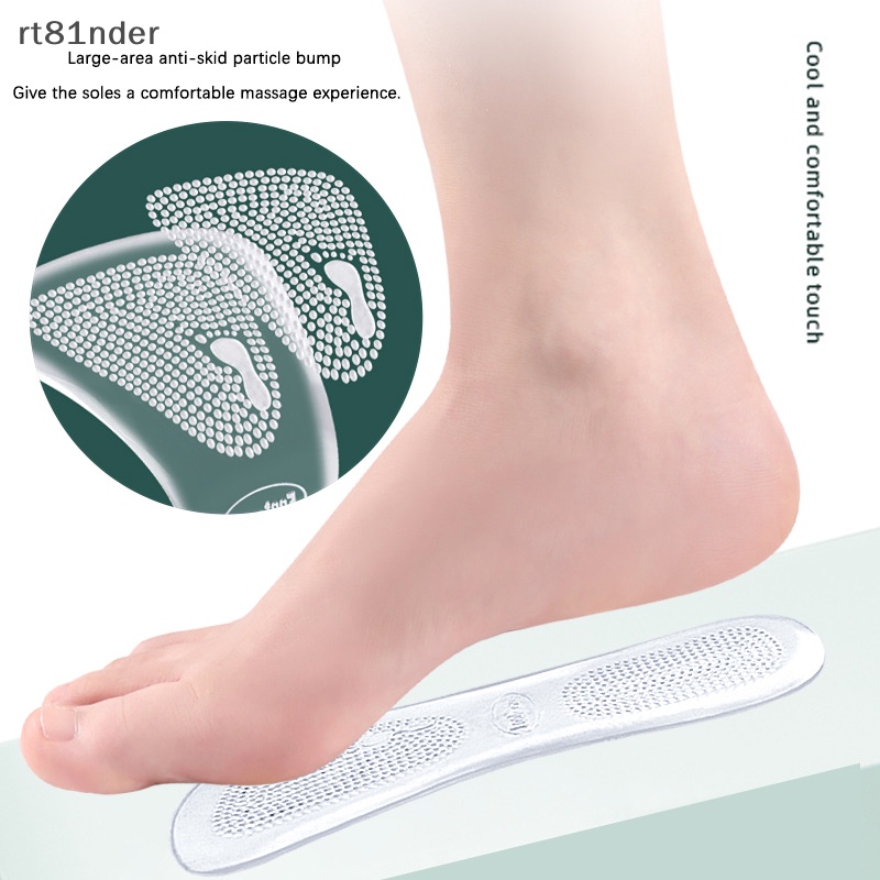 Rt Cặp Đệm Silicone Lót Giày Hỗ Trợ Chỉnh Hình Bàn Chân Phẳng Cho Nữ