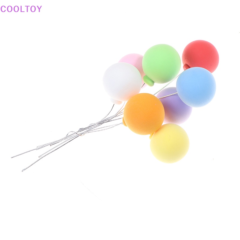 Set 8 Bong Bóng Tỉ Lệ 1 / 12 Dùng Để Trang Trí Nhà Búp Bê