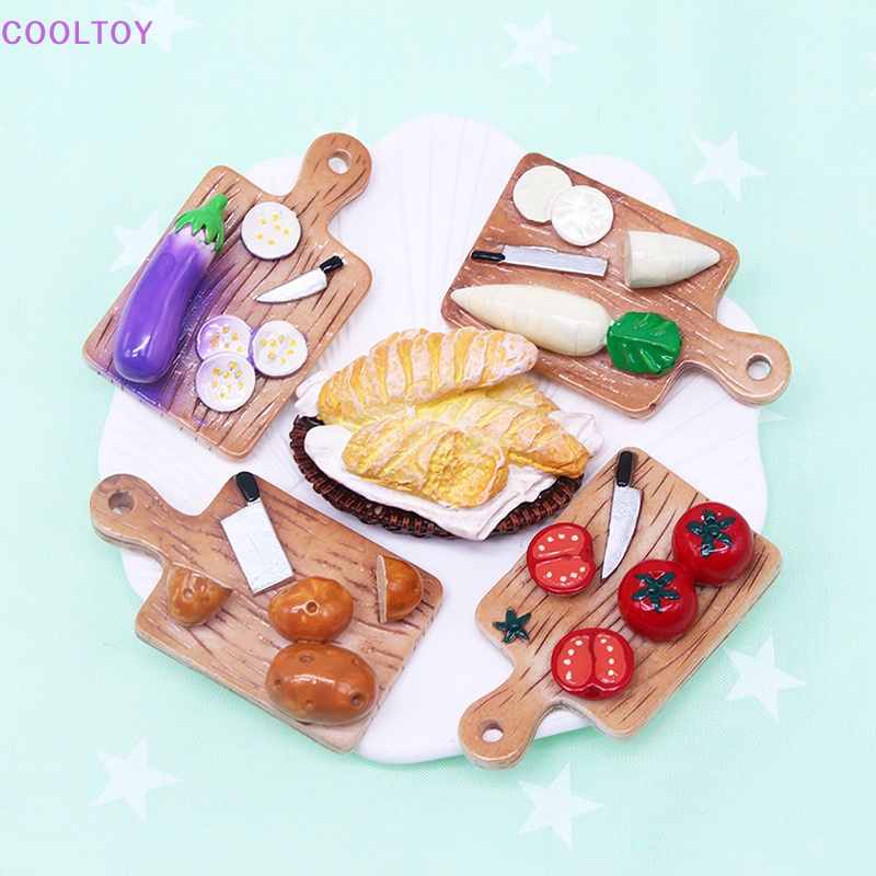 Cooltoy Phụ Kiện Bảng Cắt Mô Hình Trang Trí Nhà Búp Bê Thu Nhỏ Cho Trẻ Em