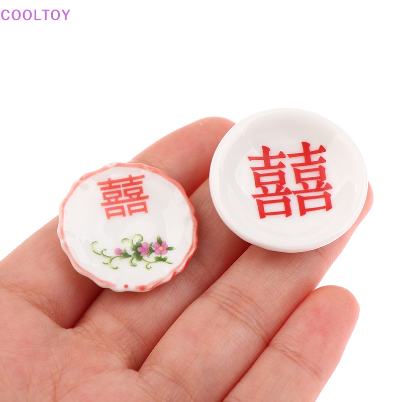 1 Đĩa Sứ Mini 1: 12 Tự Làm Đồ Trang Trí Nhà Búp Bê