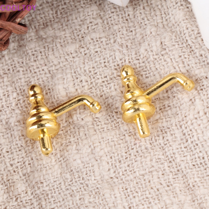 Cooltoy Set 2 Vòi Nước mini Bằng Hợp Kim Tỉ Lệ 1: 12 Trang Trí Nhà Búp Bê