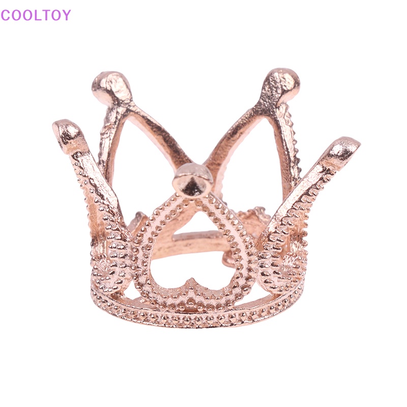 Vương Miện Kim Loại Trang Trí Tóc Cho Búp Bê 1 / 6