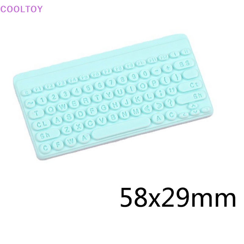 Cooltoy Mô Hình Bàn Phím Màu macron Trang Trí Phong Cảnh Nhà Búp Bê
