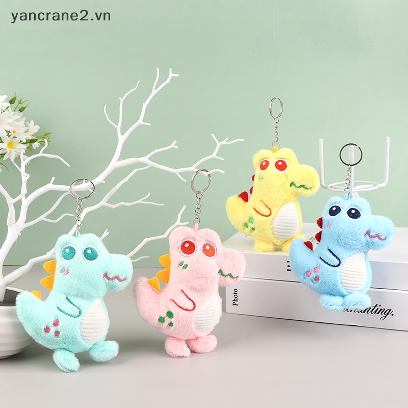 Búp Bê Nhồi Bông Hình Khủng Long Mềm Mại 12CM Treo Móc Khóa / Ba Lô / Túi Xách Trang Trí Quà Tặng Cho Bé {yancrane2.vn}