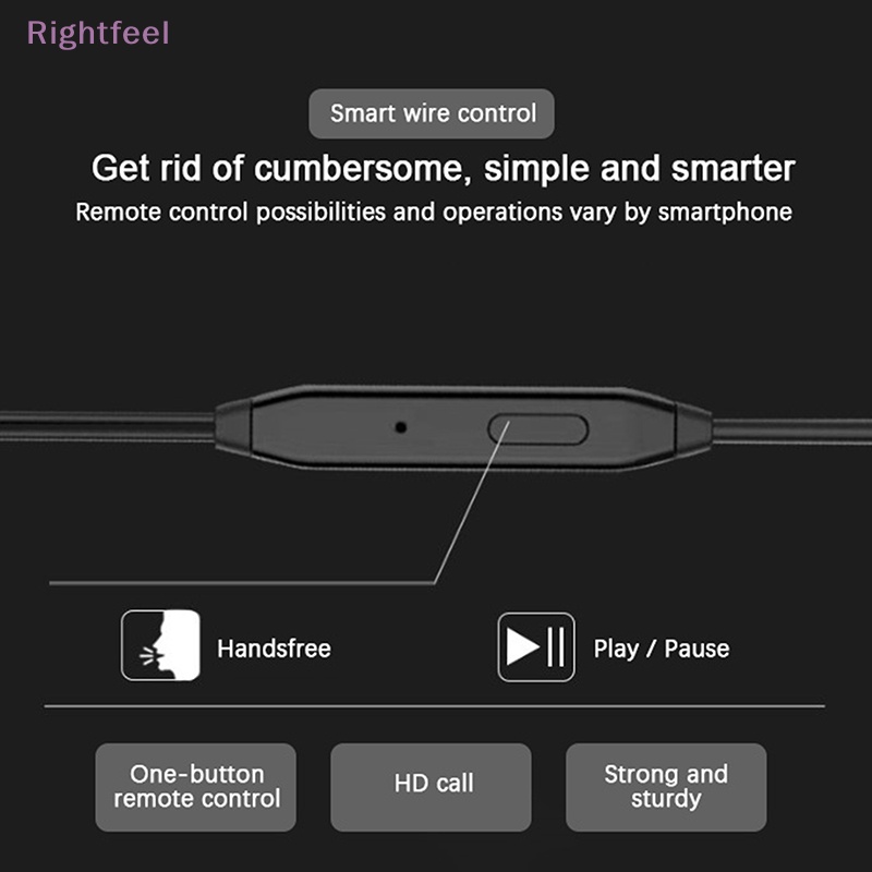 Tai Nghe Nhét Tai Jack 3.5mm Có Micro Chất Lượng Cao Cho Điện Thoại / Máy Tính Mới