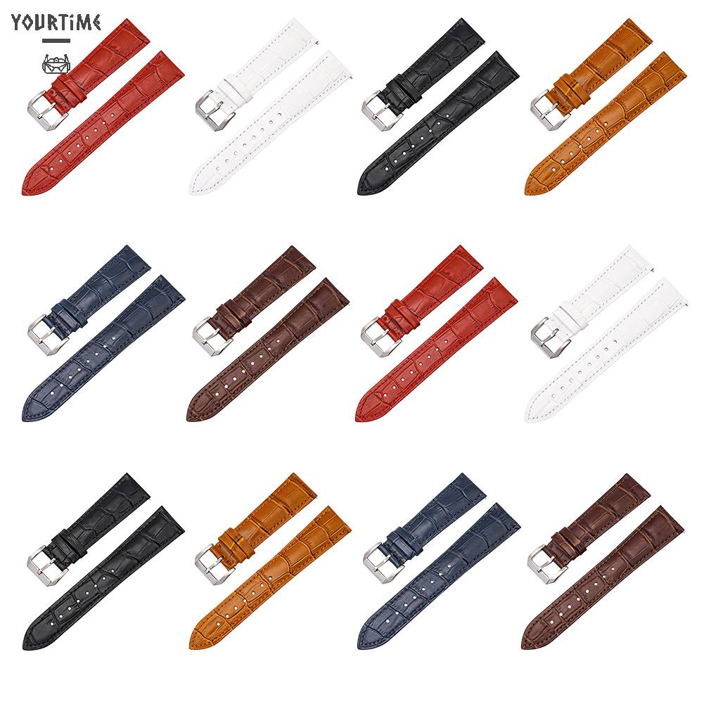 Dây Đồng Hồ Đeo Tay Thời Trang Bằng Da Dành Cho Nam Và Nữ
