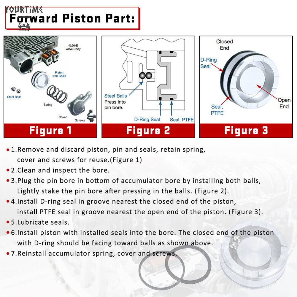 Bộ Pít Tông 77987-01K 77998-03K Cho GM 4L60E 4L65E 4L70E