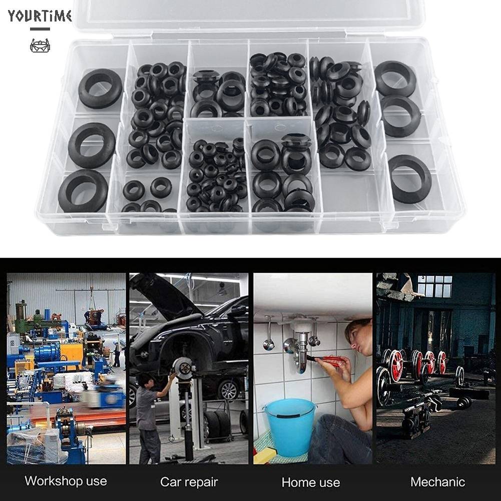 Hộp 180 Vòng Đệm Dây Điện Cho Xe Hơi / RV