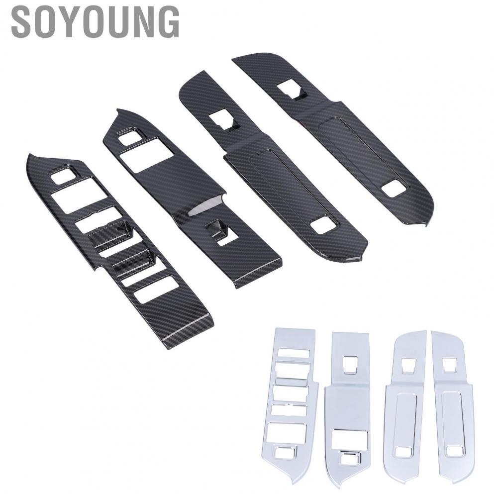 Soyoung Window Switch Panel Trim Frame Decoration Fit for Land Rover Defender 2020-2021 RHD