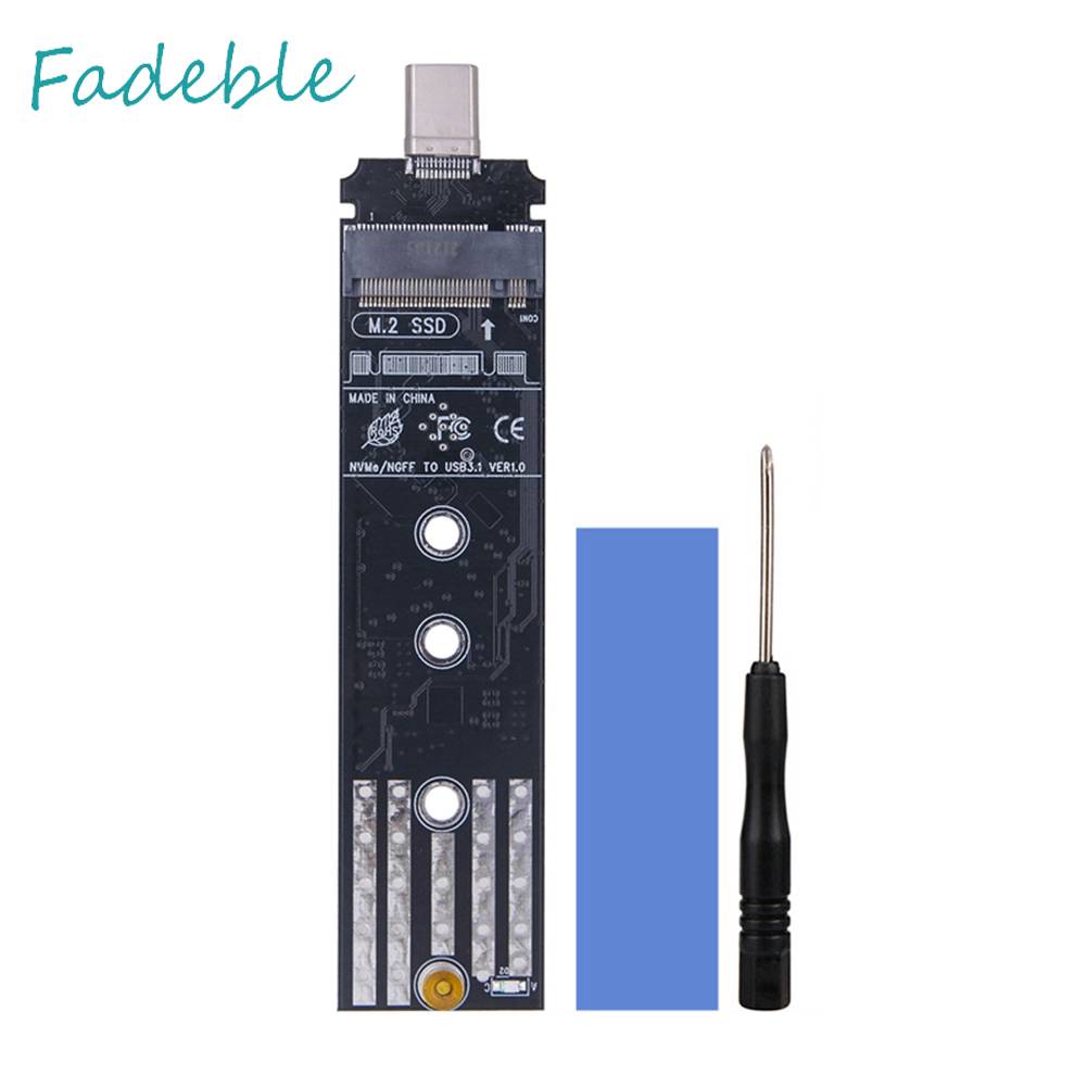 Đầu Chuyển Đổi NVMe Sang Type C M.2 USB C Cho Almost M.2 (NGFF) NVMe / SATA SSD