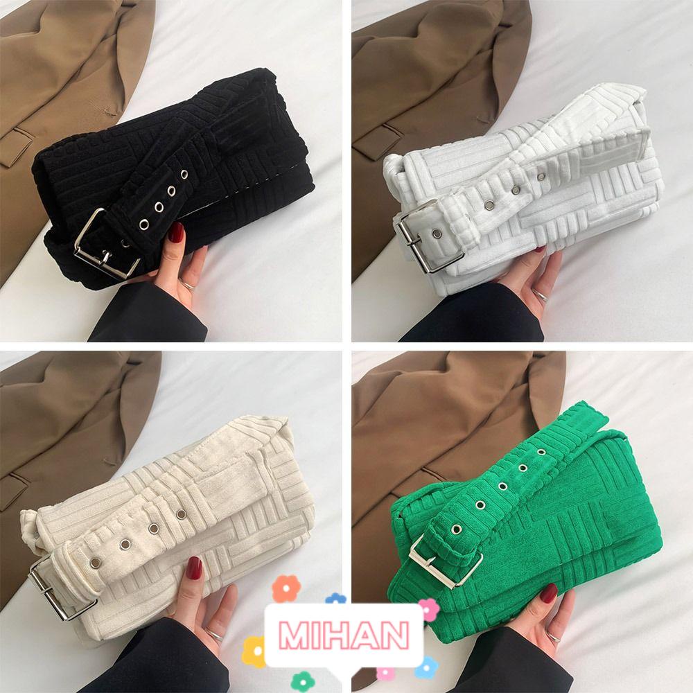 Túi Đeo Chéo Màu Trơn Mềm Mại MIHAN1