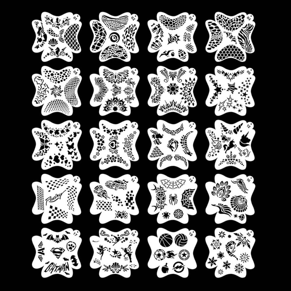 Set 10 Hình Xăm Dán Phong Cách Halloween Độc Đáo