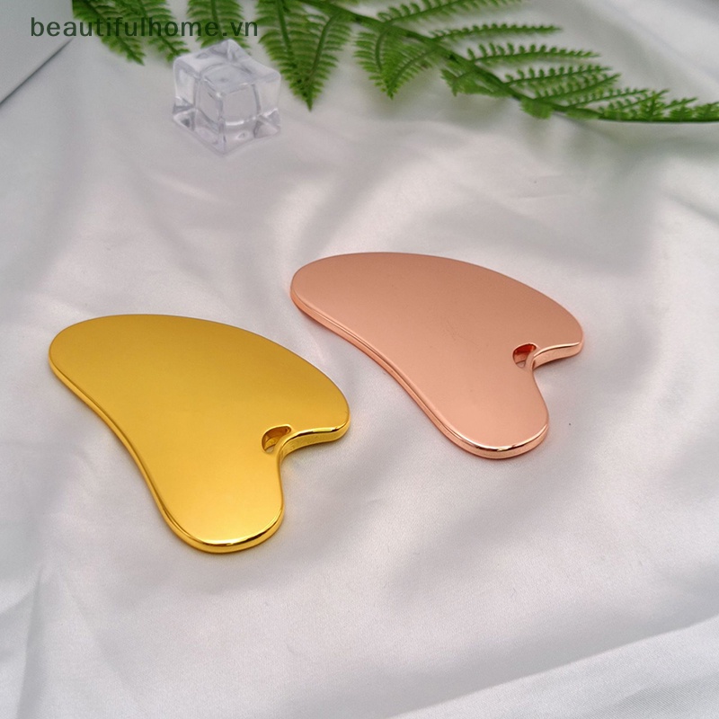 Dụng Cụ Mát Xa Gua Sha Bằng Kim Loại Chuyên Dụng Cho SPA
